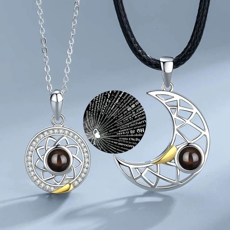 Magnetic Couple Matching Necklaces - 1 пара магнитных ожерелий для пар