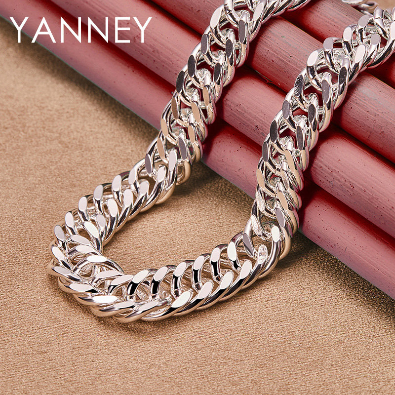 Cuban Link Chain 12Mm - Цепочка-змейка из серебра 925 пробы, 20/24