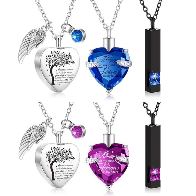 Heart Locket Necklace Photo - 3-стильное ожерелье-урна для праха, ожерелье на