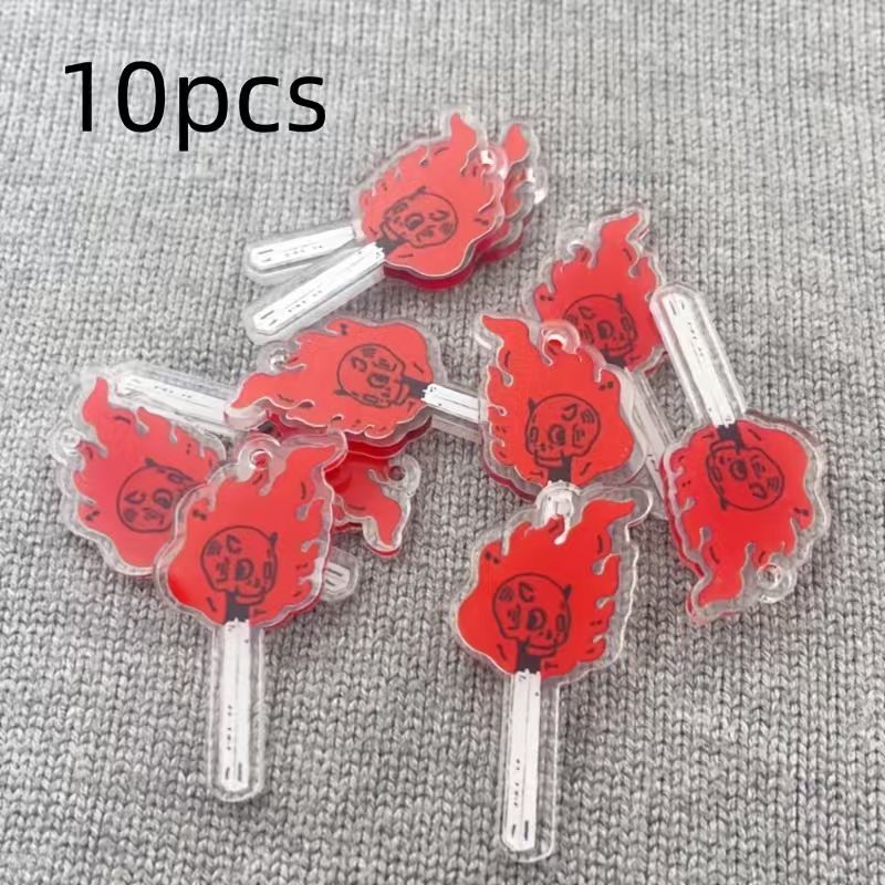 Earrings - 10 шт. акриловых подвесок в форме