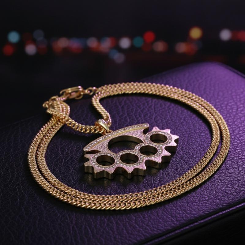 Layered Pendant Necklace Aesthetic - Ожерелье-чокер из нержавеющей стали в стиле