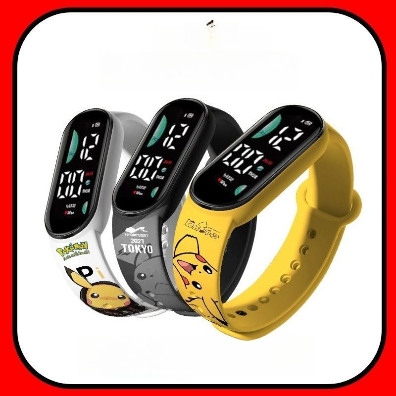 Watch Accessories - Цифровые часы с рисунком персонажей Pokémon,
