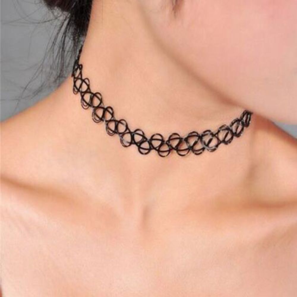 Pearl Choker Necklace Vintage - Разноцветное плетеное ожерелье в виде рыбьей