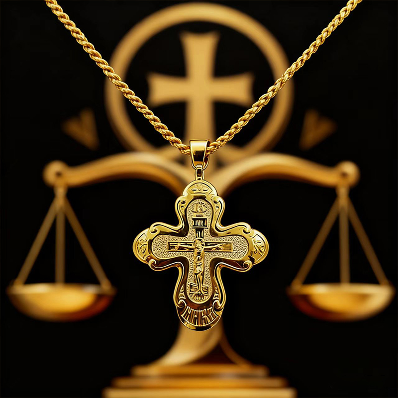 Новый православный наперсный к – обзор и цена Cross Pendant Necklace Gold