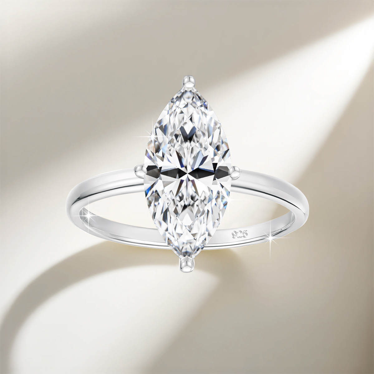 Обручальное кольцо GRA 2/3CT с – обзор и цена Moissanite Engagement Ring 1 Carat