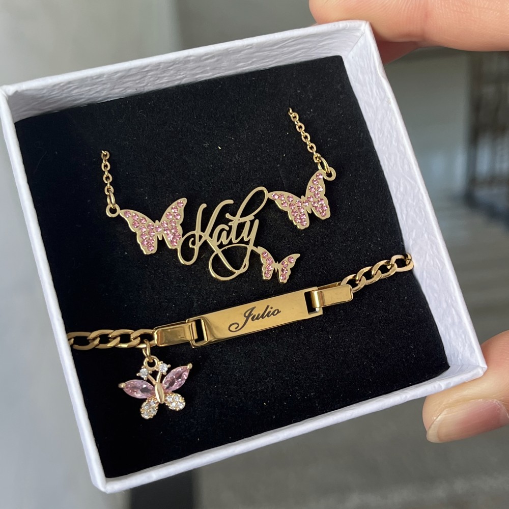 DUOYING, индивидуальный набор  – обзор и цена Custom Name Necklace Stainless Steel