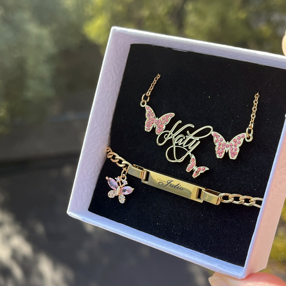 DUOYING, индивидуальный набор  – обзор и цена Custom Name Necklace Stainless Steel