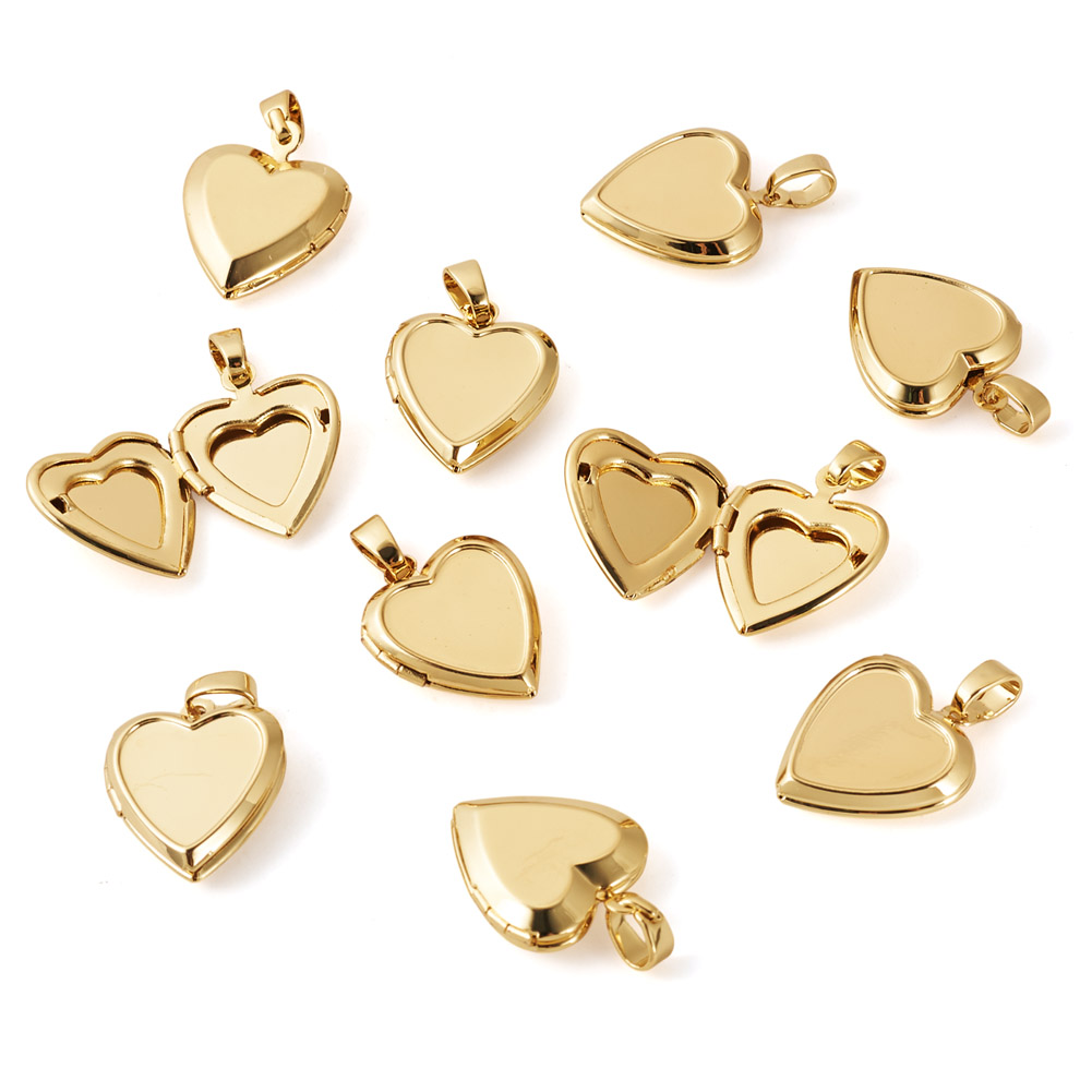 10 шт. подвесок-медальонов в ф – обзор и цена Heart Locket Necklace Photo