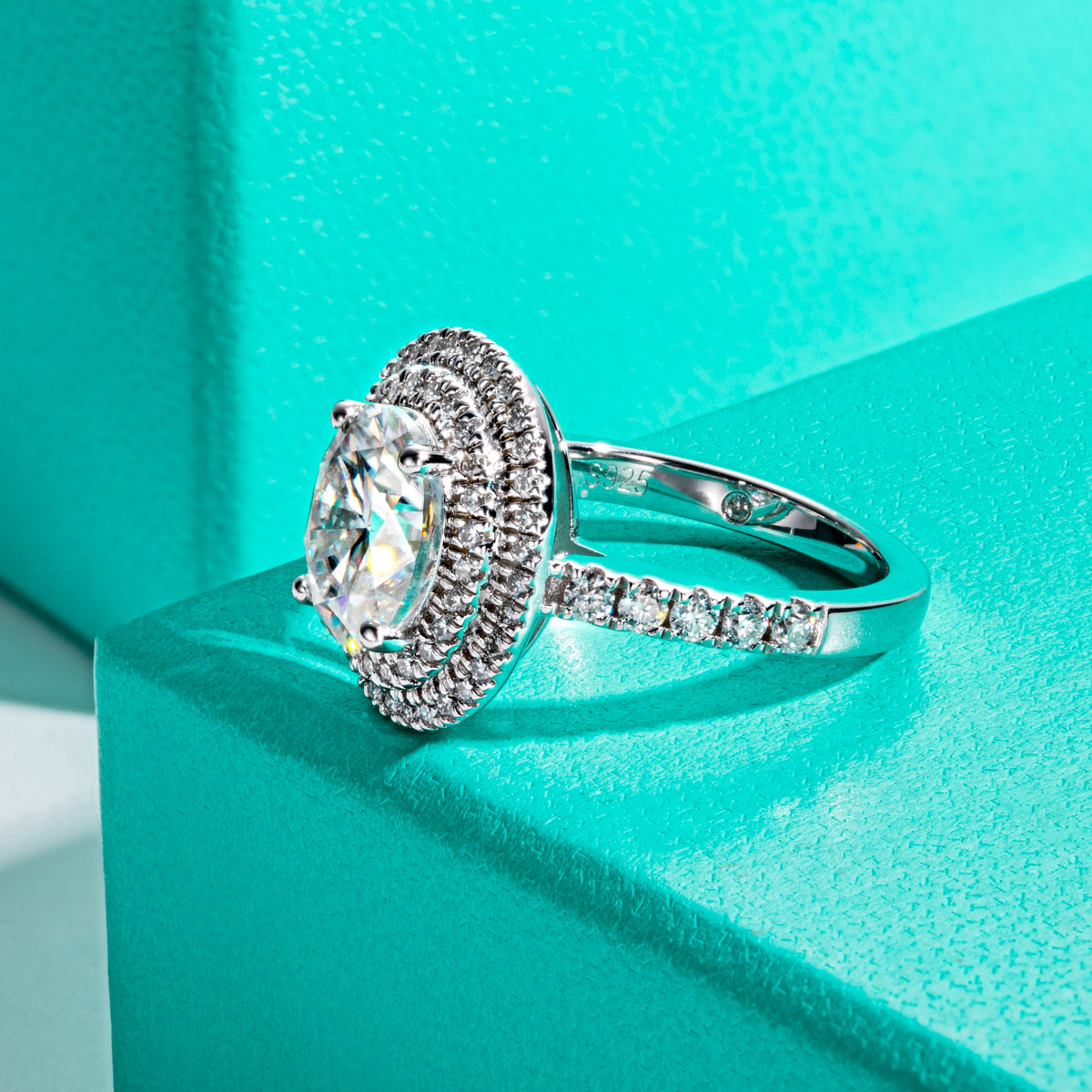 rupaJewel 3ct овальной огранки – обзор и цена Moissanite Engagement Ring 1 Carat
