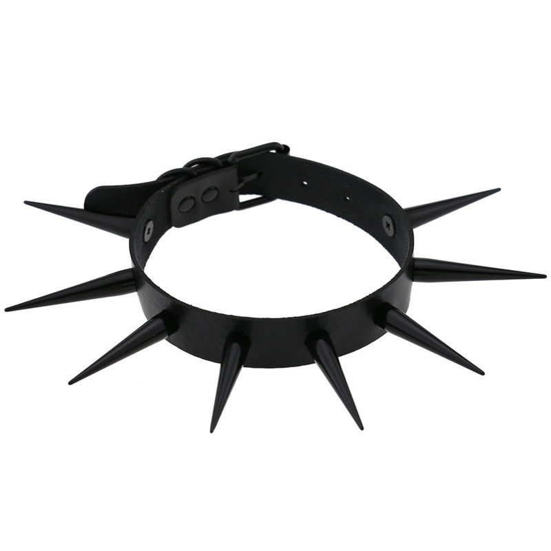 Ожерелье-чокер в стиле панк дл – обзор и цена Goth Punk Spike Choker