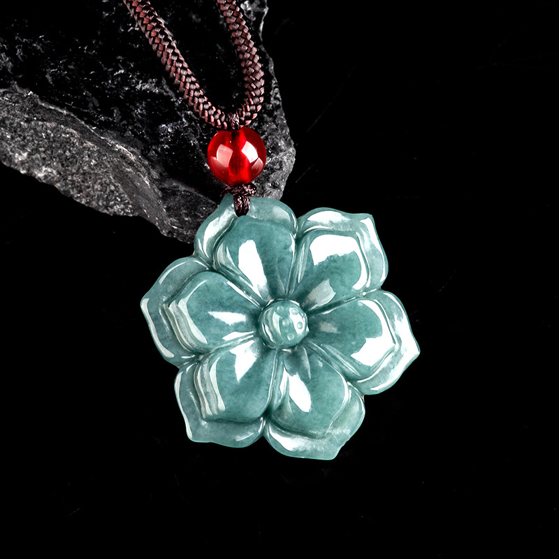 Кулон-цветок из бирманского жа – обзор и цена Necklaces