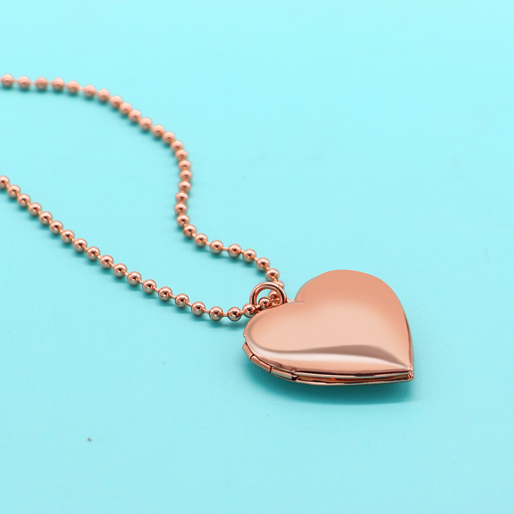 Женский чокер из серебра 925 п – обзор и цена Heart Locket Necklace Photo