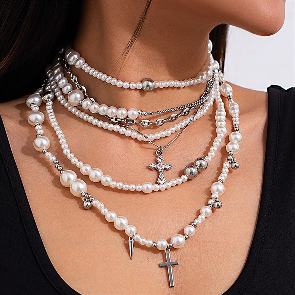 Многослойное ожерелье-цепочка  – обзор и цена Layered Pendant Necklace Aesthetic