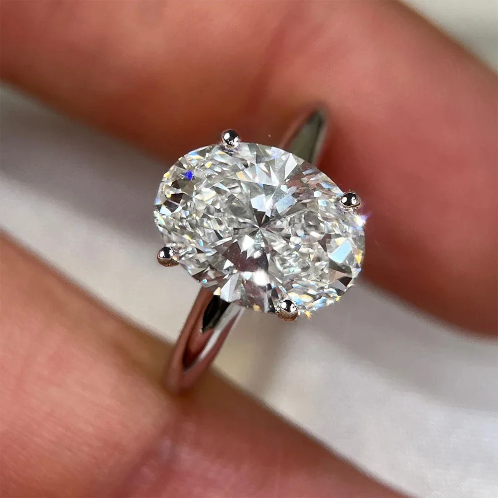 Обручальные кольца с муассанит – обзор и цена Moissanite Engagement Ring 1 Carat