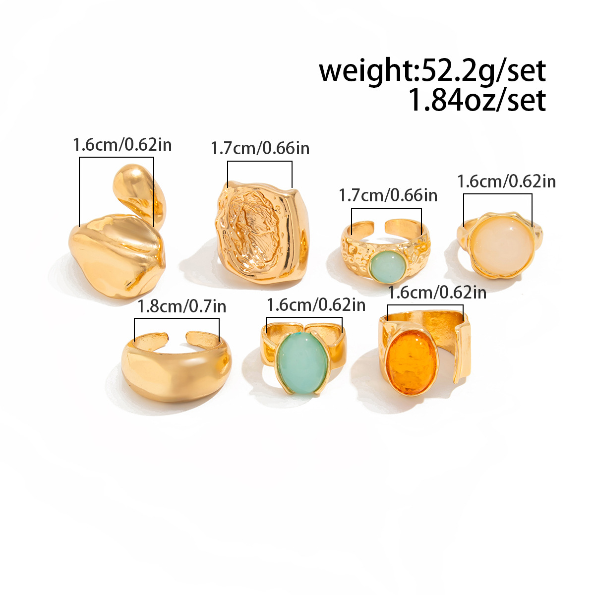 DIEZI 7 шт./компл. винтажные м – обзор и цена Vintage Punk Knuckle Rings Set