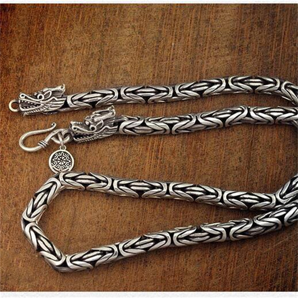 Мужское модное ожерелье OUYADI – обзор и цена 925 Sterling Silver Chain Necklace Men
