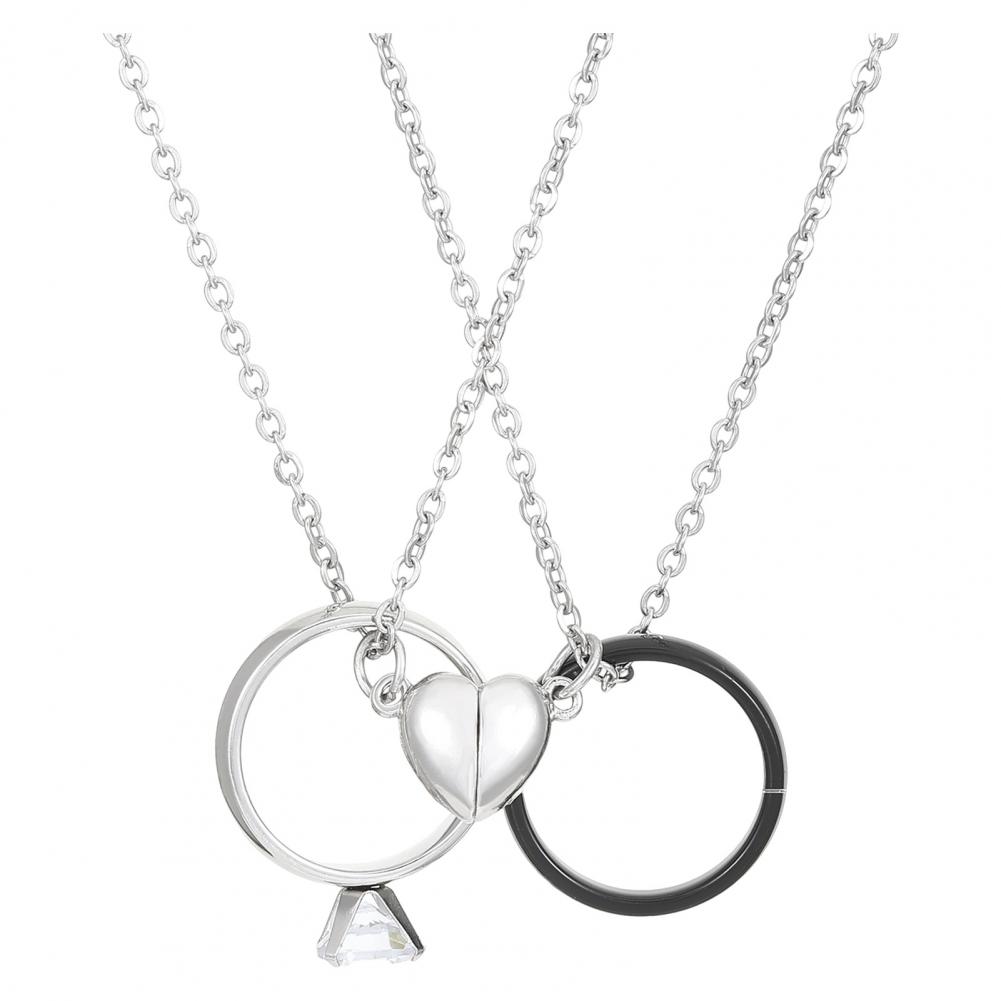 Кольцо-кулон, ожерелье, магнит – обзор и цена Magnetic Couple Matching Necklaces