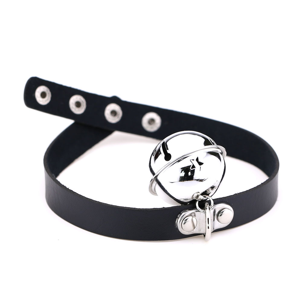 Модное кожаное колье с шипами  – обзор и цена Goth Punk Spike Choker