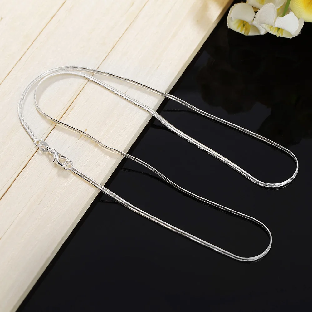 Ожерелье из серебра 925 пробы  – обзор и цена 925 Sterling Silver Chain Necklace Men