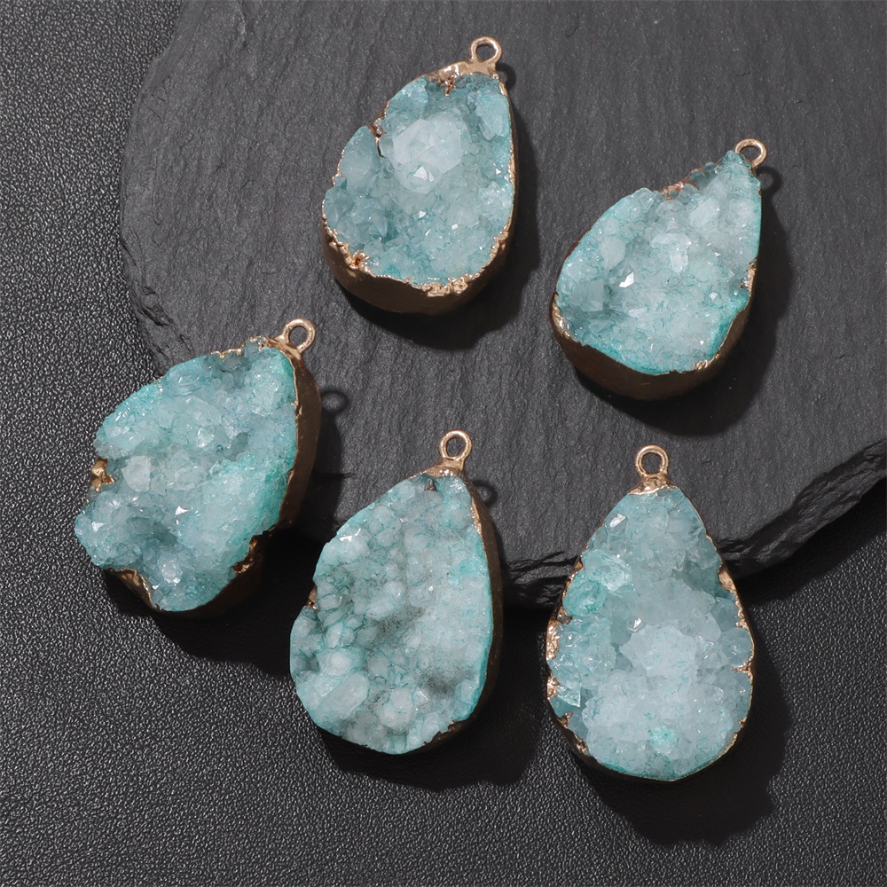 1 шт., кулон из натурального а – обзор и цена Crystal Pendant Necklace Natural Stone