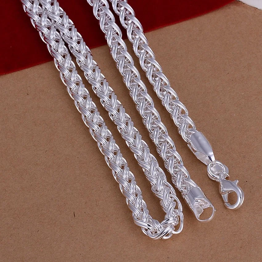 Ожерелье из стерлингового сере – обзор и цена 925 Sterling Silver Chain Necklace Men