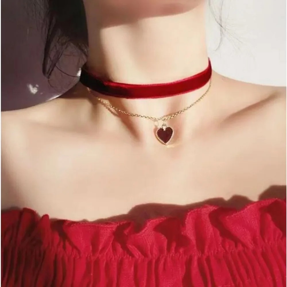 Многослойное черное колье-чоке – обзор и цена Layered Pendant Necklace Aesthetic