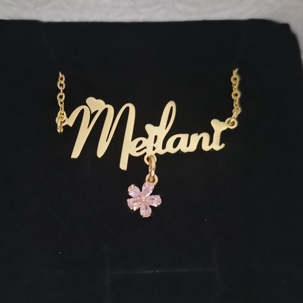 LeeChee Маленькая подвеска с ц – обзор и цена Custom Name Necklace Stainless Steel