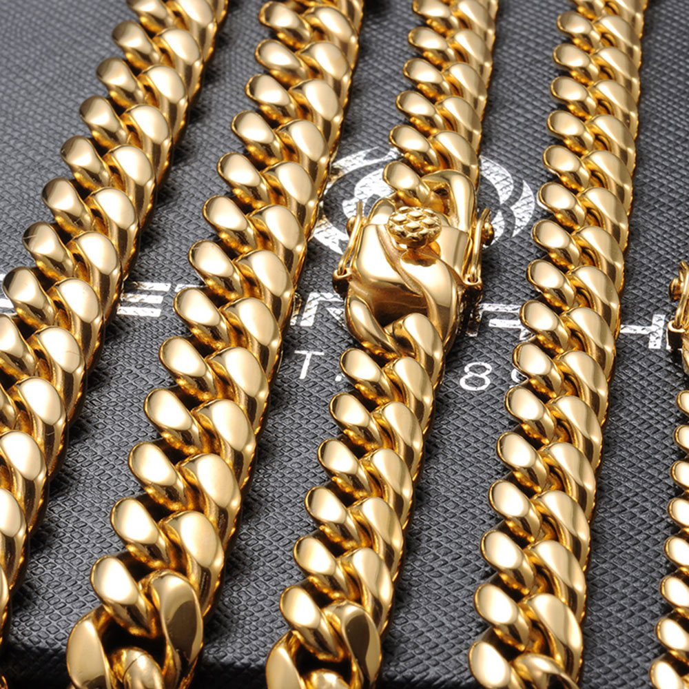 6 мм/8 мм/10 мм/12 мм хип-хоп  – обзор и цена Cuban Link Chain 12Mm