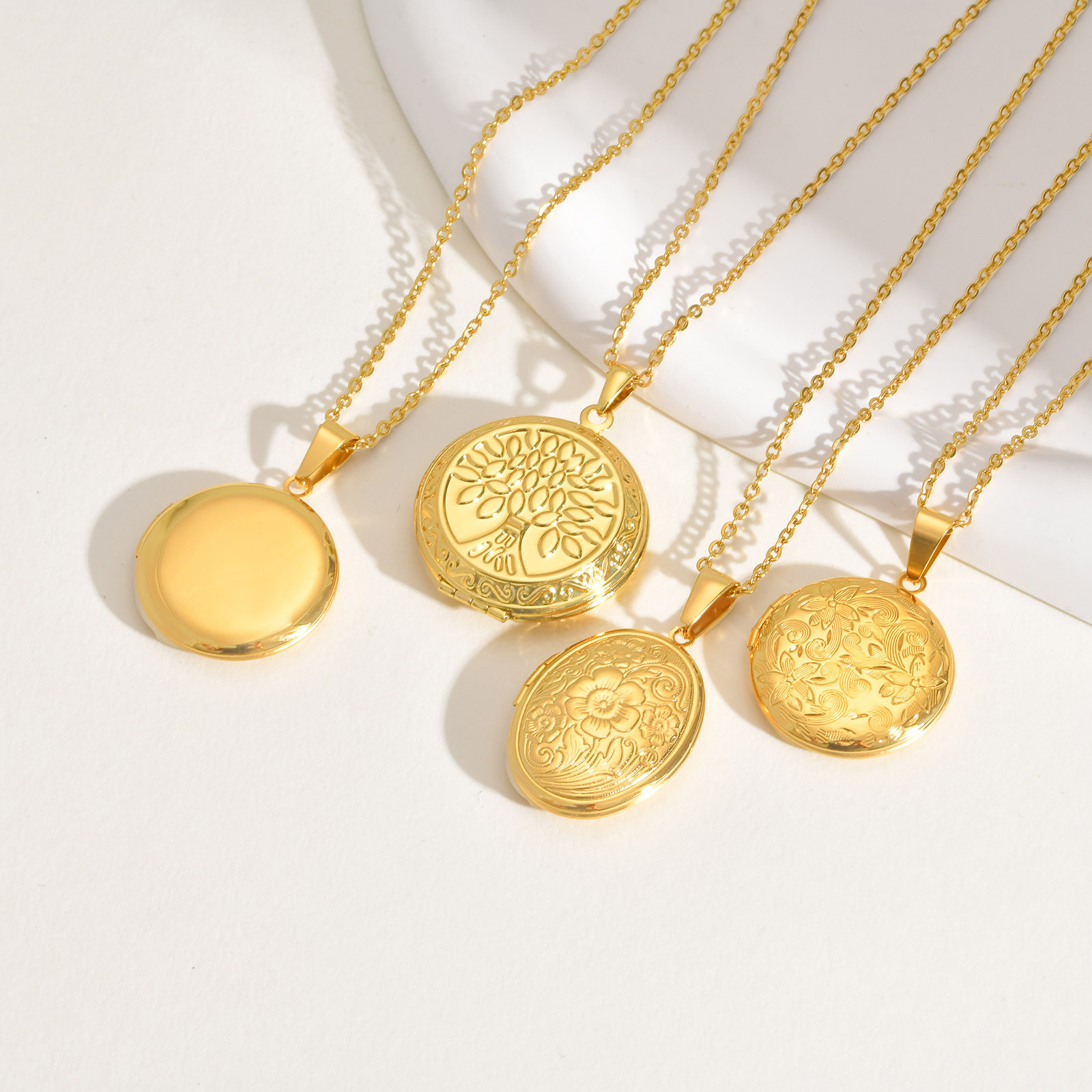 Vnox изысканные ожерелья с под – обзор и цена Heart Locket Necklace Photo