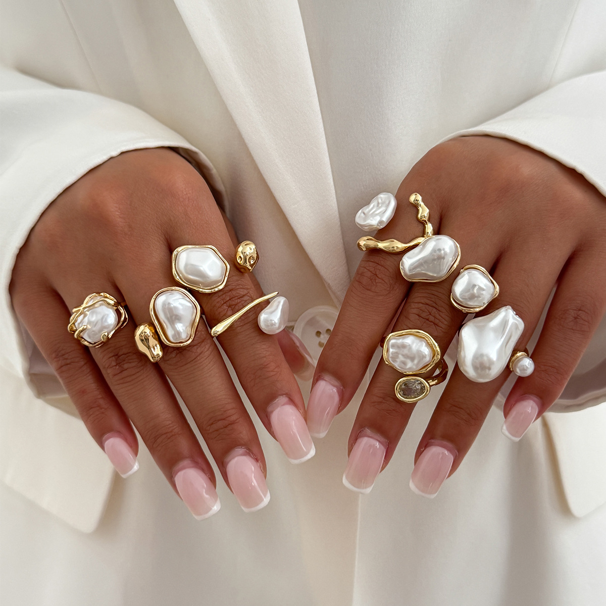 7 шт./компл. золотого цвета, н – обзор и цена Vintage Punk Knuckle Rings Set