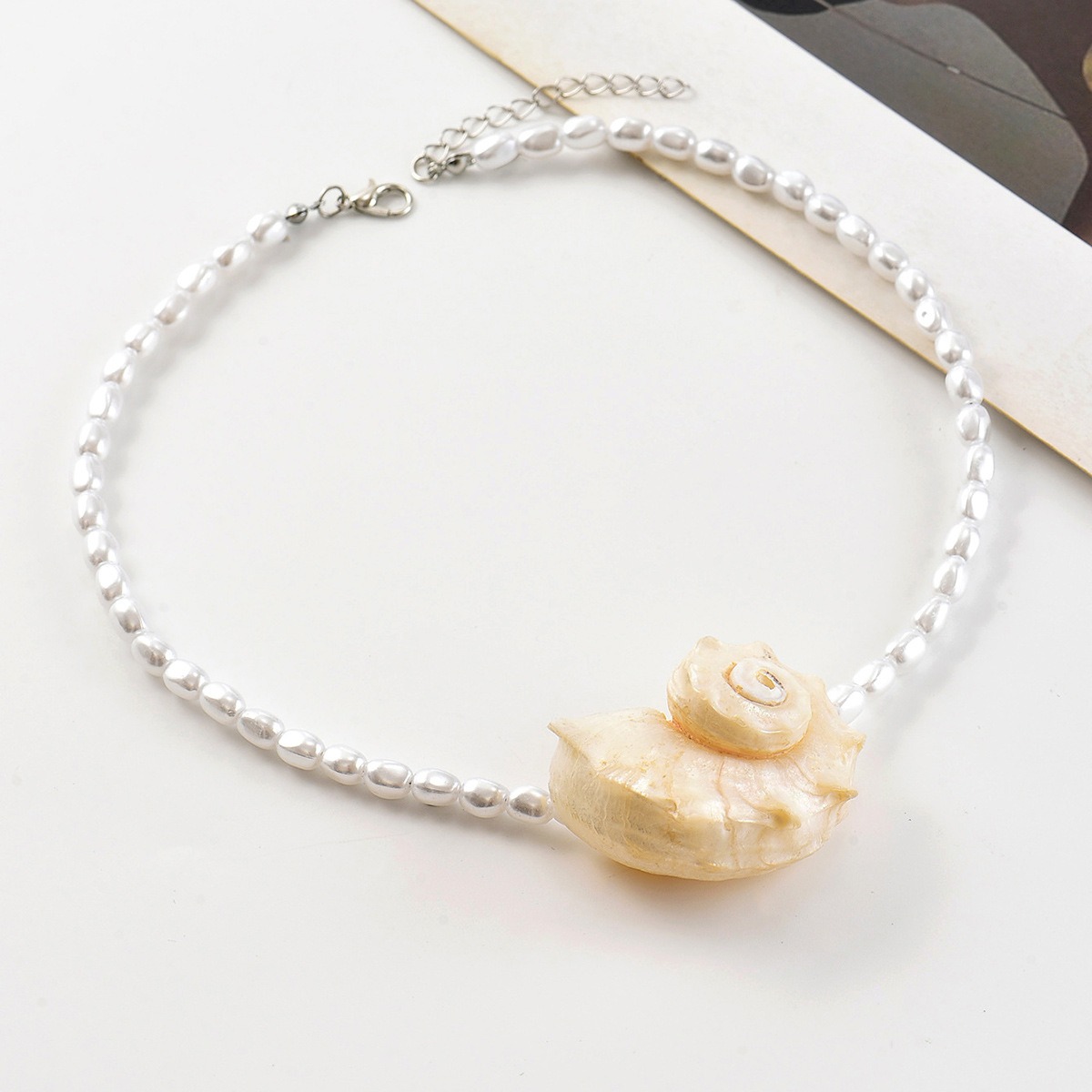 Винтажное богемное ожерелье с  – обзор и цена Pearl Choker Necklace Vintage