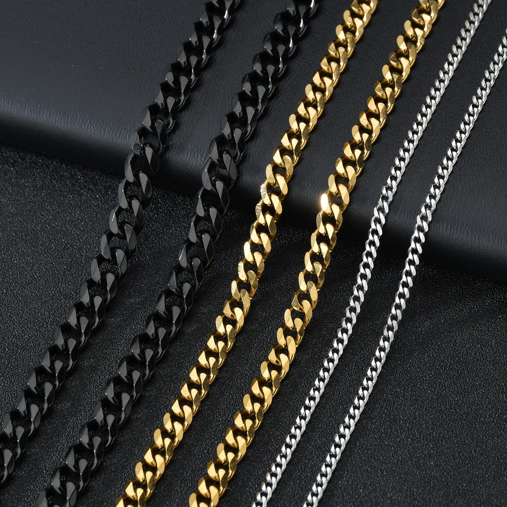 1 шт., размер 3,6 мм/5 мм/7 мм – обзор и цена Cuban Link Chain 12Mm