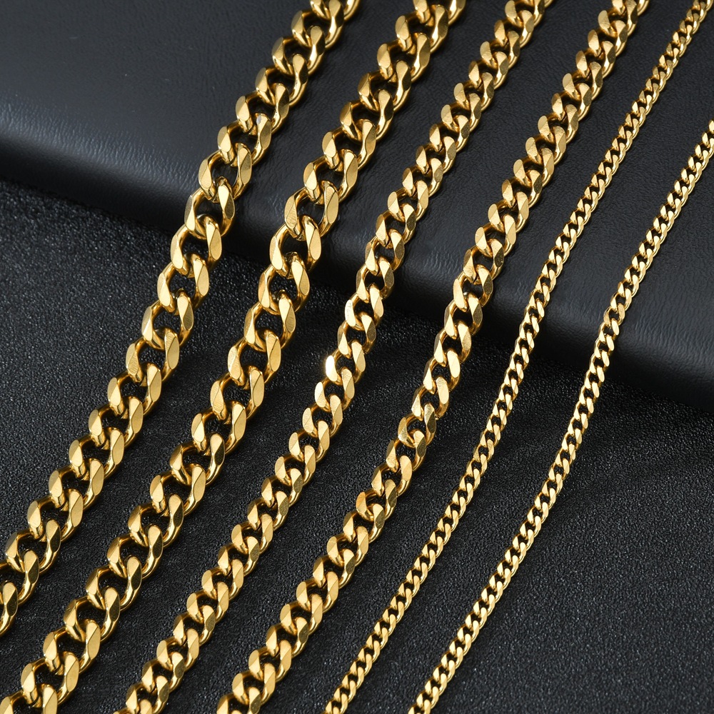 1 шт., размер 3,6 мм/5 мм/7 мм – обзор и цена Cuban Link Chain 12Mm