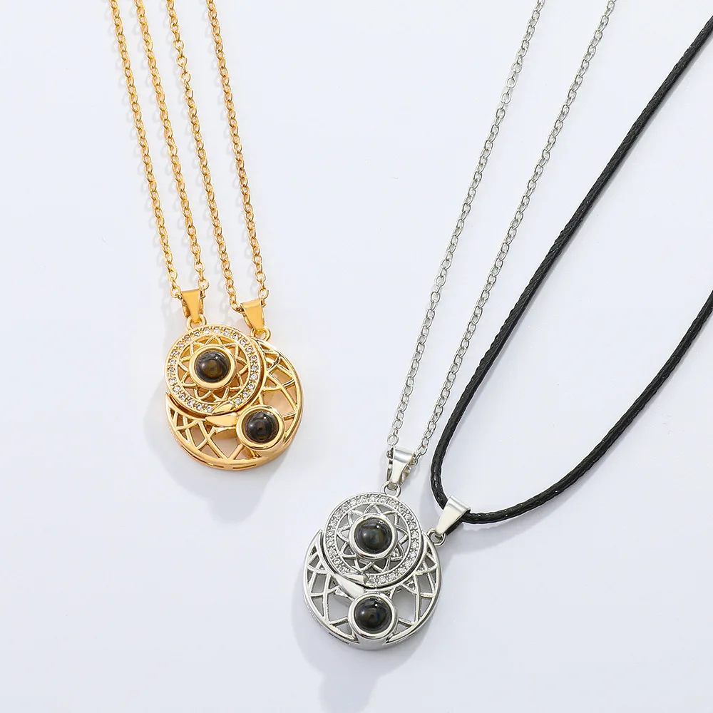 2 шт., магнитное ожерелье для  – обзор и цена Magnetic Couple Matching Necklaces