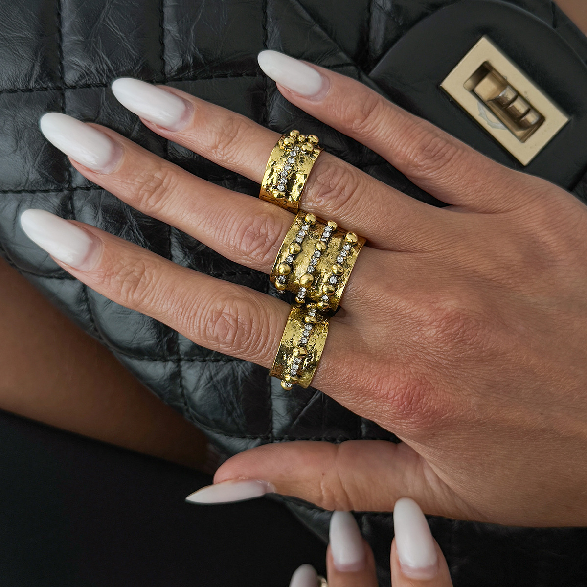 Набор из 3 винтажных регулируе – обзор и цена Vintage Punk Knuckle Rings Set
