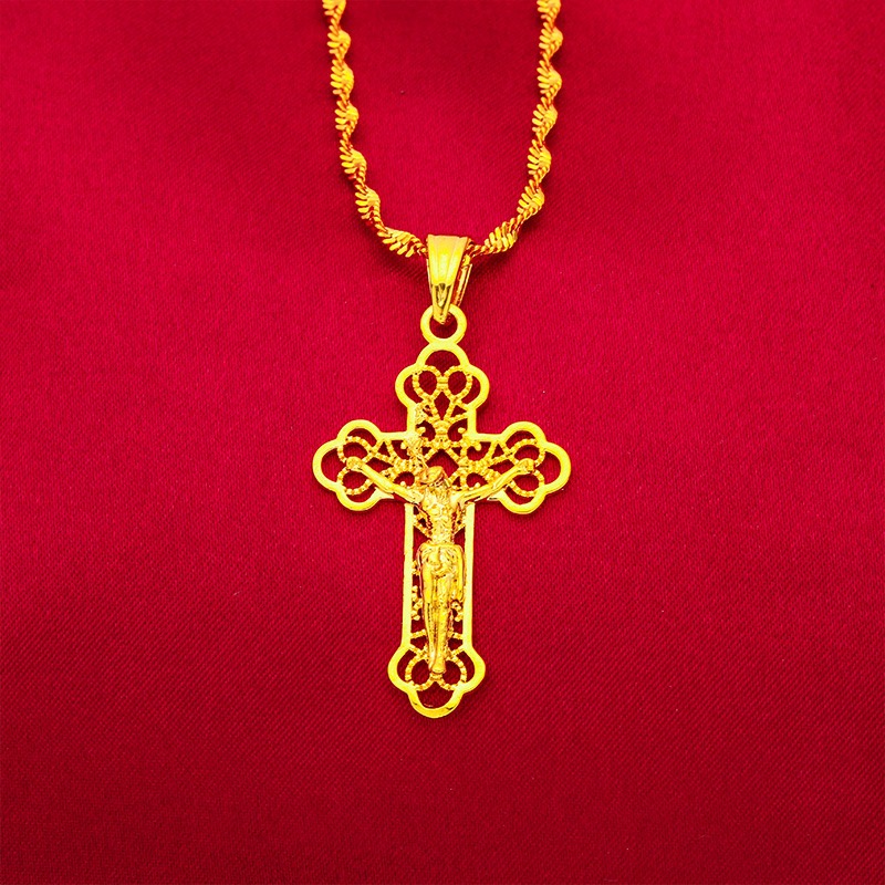 Золотой крест-подвеска 9999 пр – обзор и цена Cross Pendant Necklace Gold