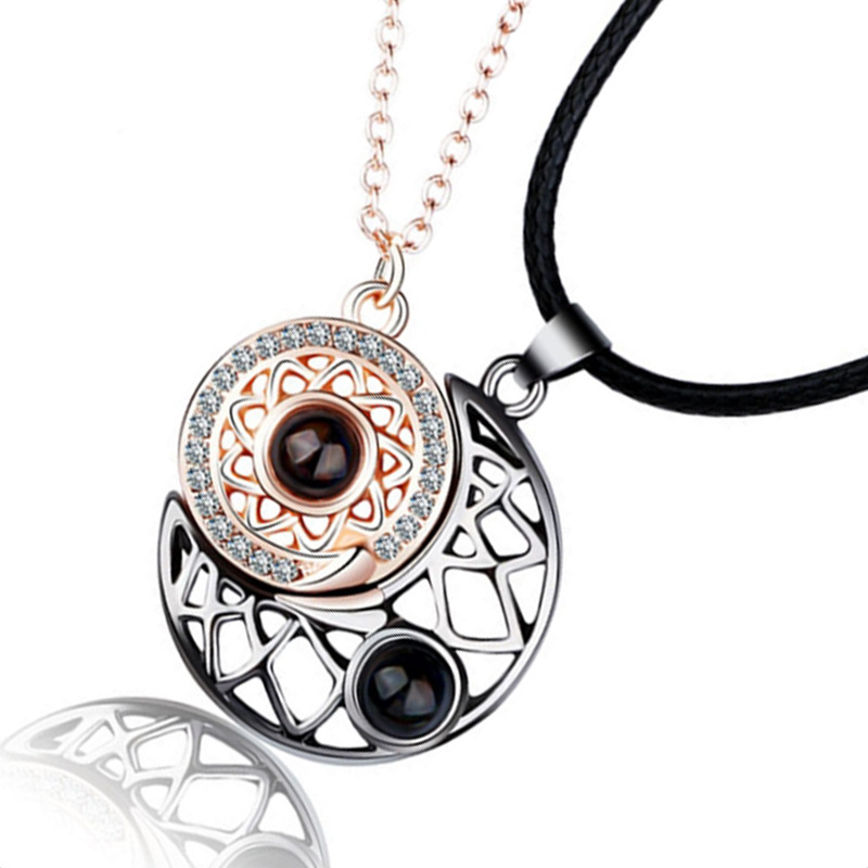 2 шт./комплект, колье с подвес – обзор и цена Magnetic Couple Matching Necklaces