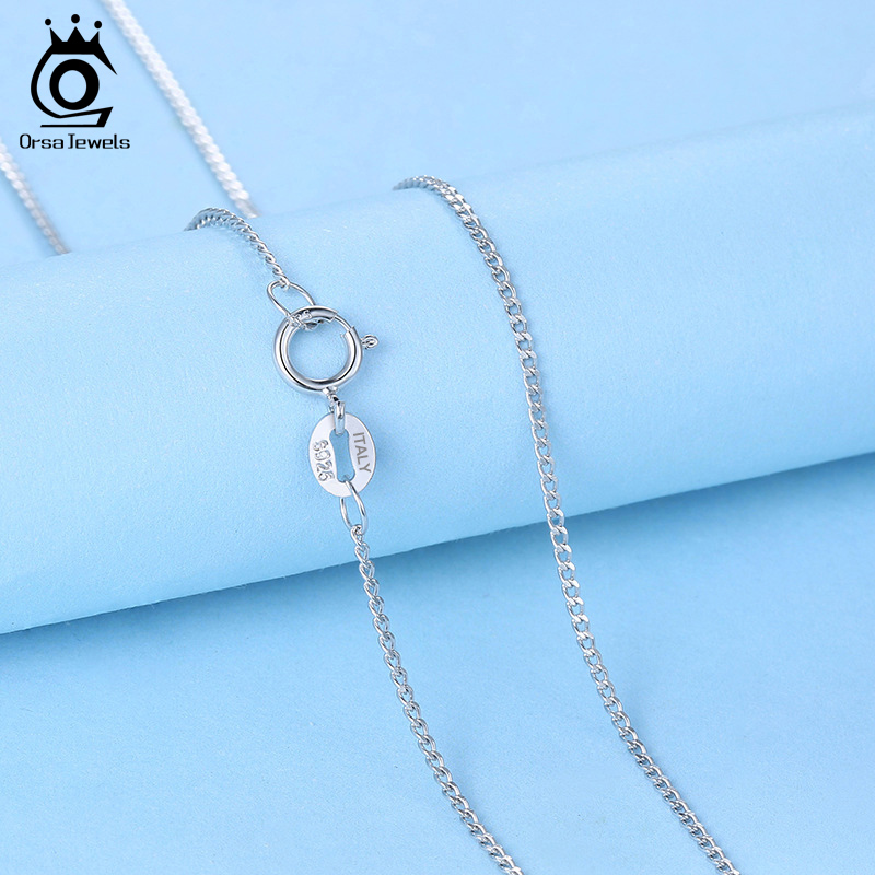 ORSA JEWELS, итальянское сереб – обзор и цена 925 Sterling Silver Chain Necklace Men