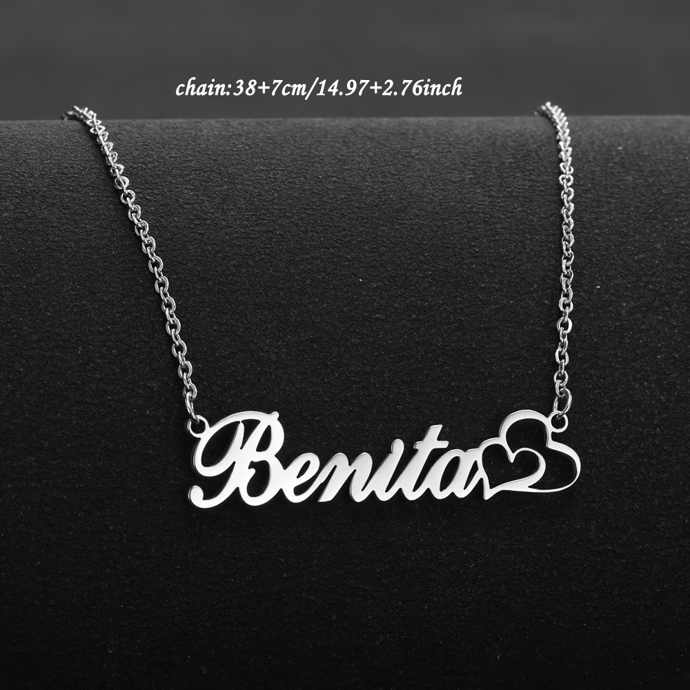 Персонализированное ожерелье с – обзор и цена Custom Name Necklace Stainless Steel