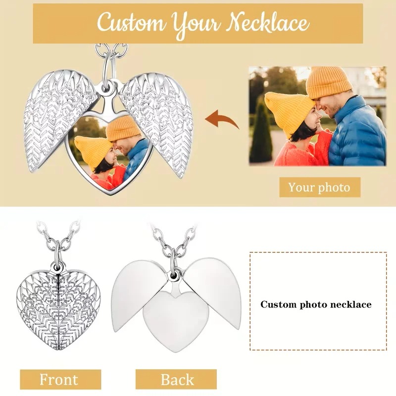 Ожерелье-медальон в форме серд – обзор и цена Heart Locket Necklace Photo