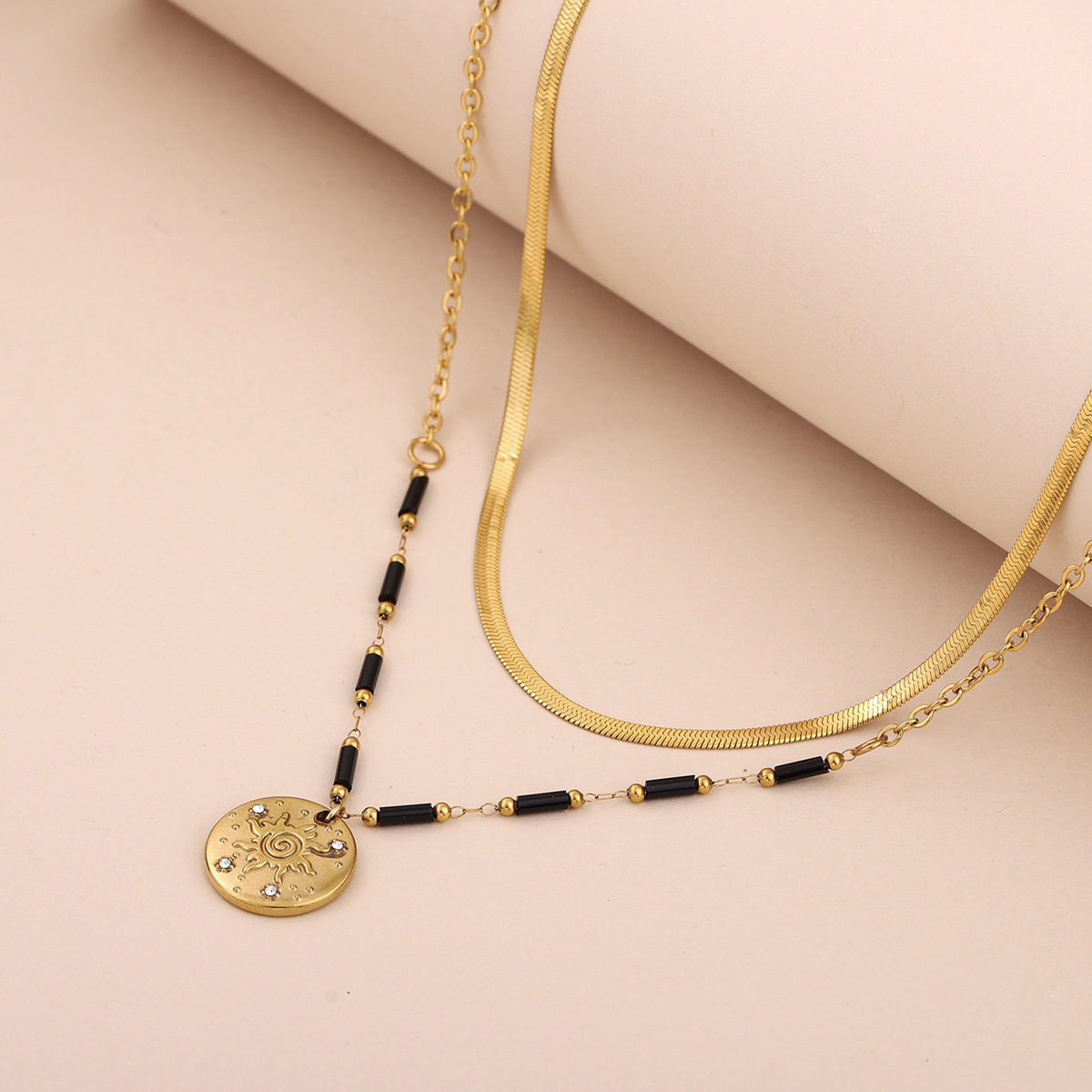 Многослойное ожерелье в стиле  – обзор и цена Layered Pendant Necklace Aesthetic