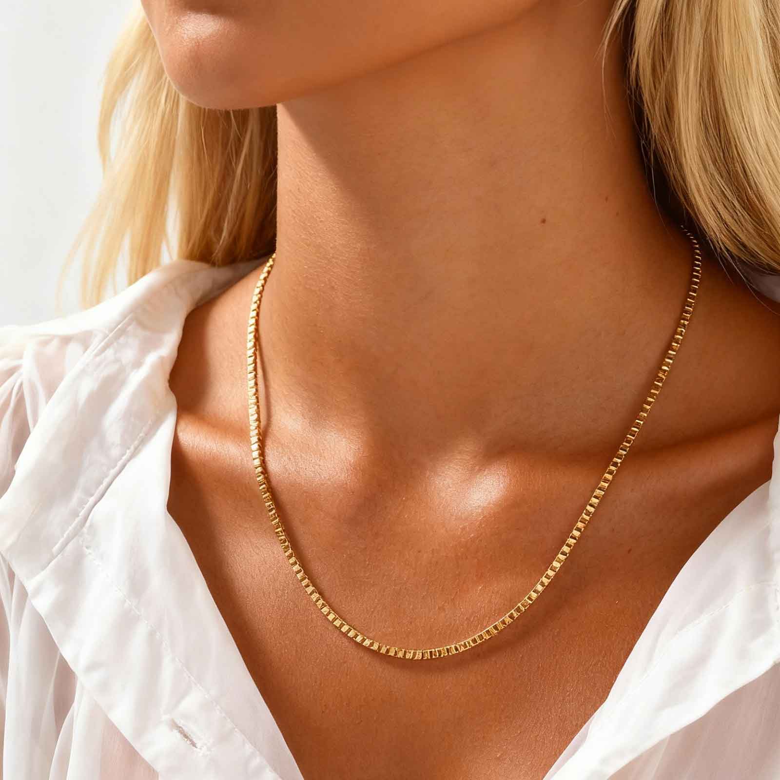 Тонкое цепное ожерелье 1/2/3 м – обзор и цена Cuban Link Chain 12Mm