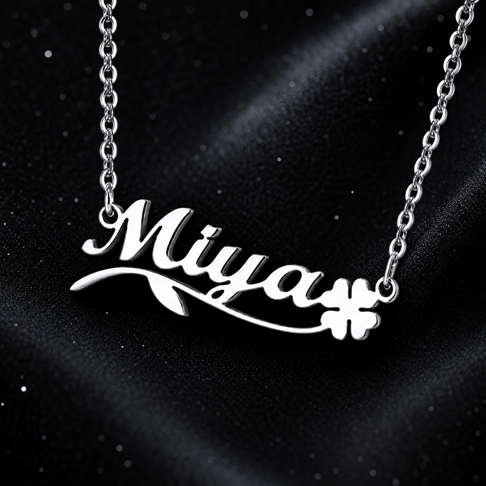 Ожерелье с именем в виде бабоч – обзор и цена Custom Name Necklace Stainless Steel